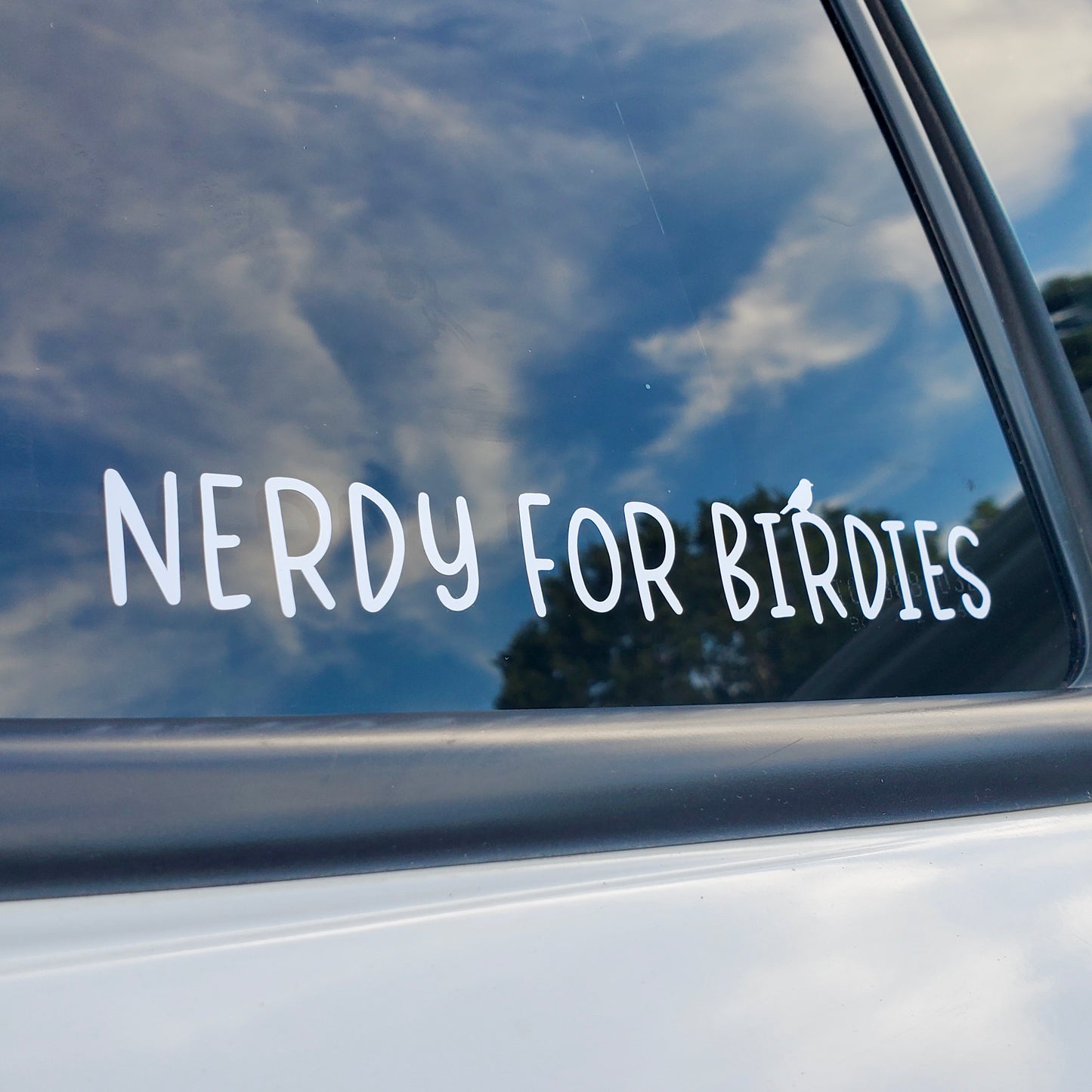 Nerdy for Birdies Vinyl Decal