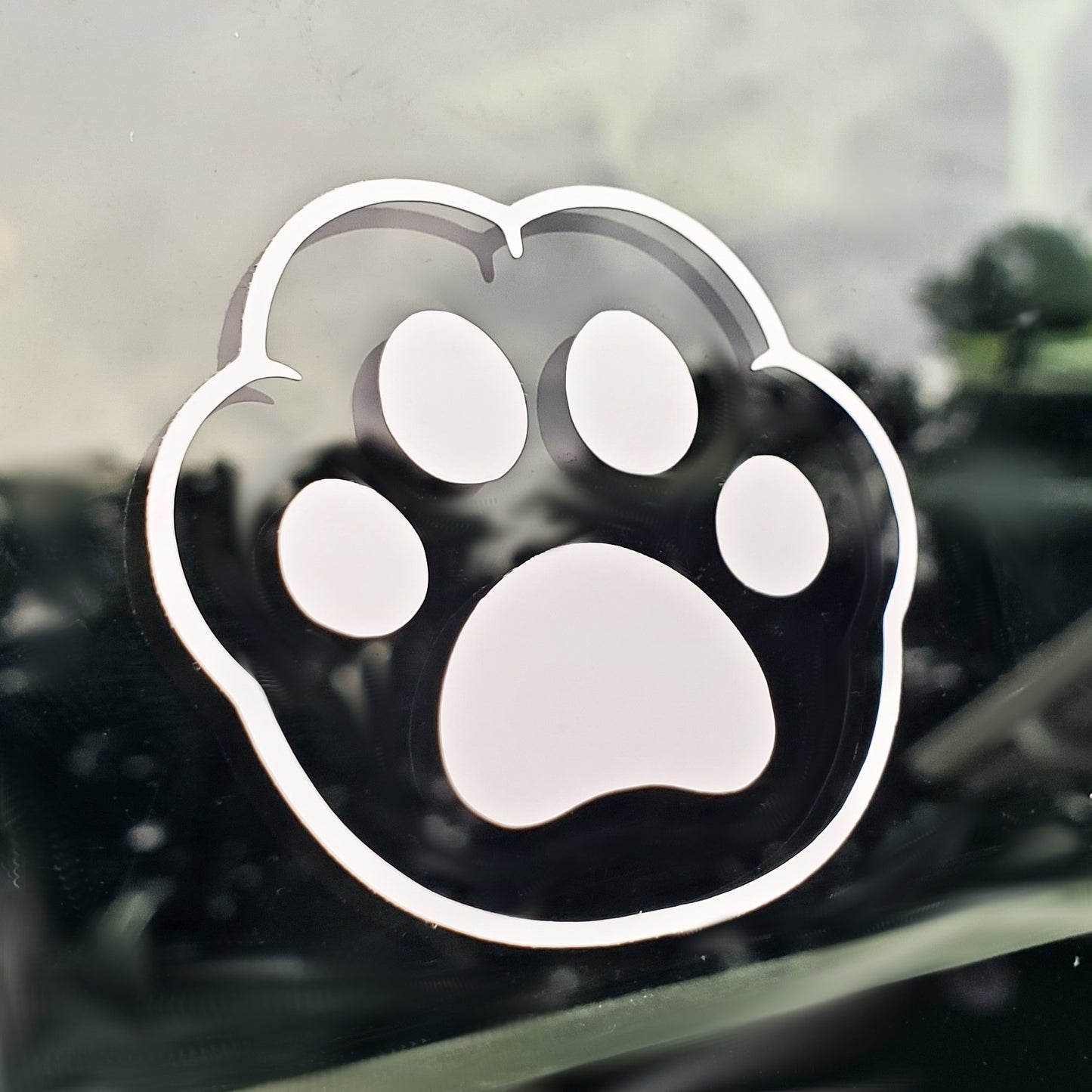 Cat Paw Print Vinyl Decal
