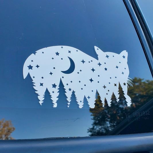 Starlight Kitty Cat Vinyl Decal