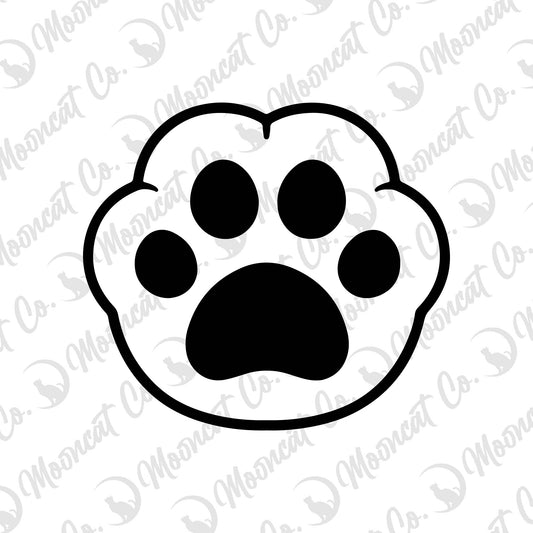 Cat Paw Print Vinyl Decal