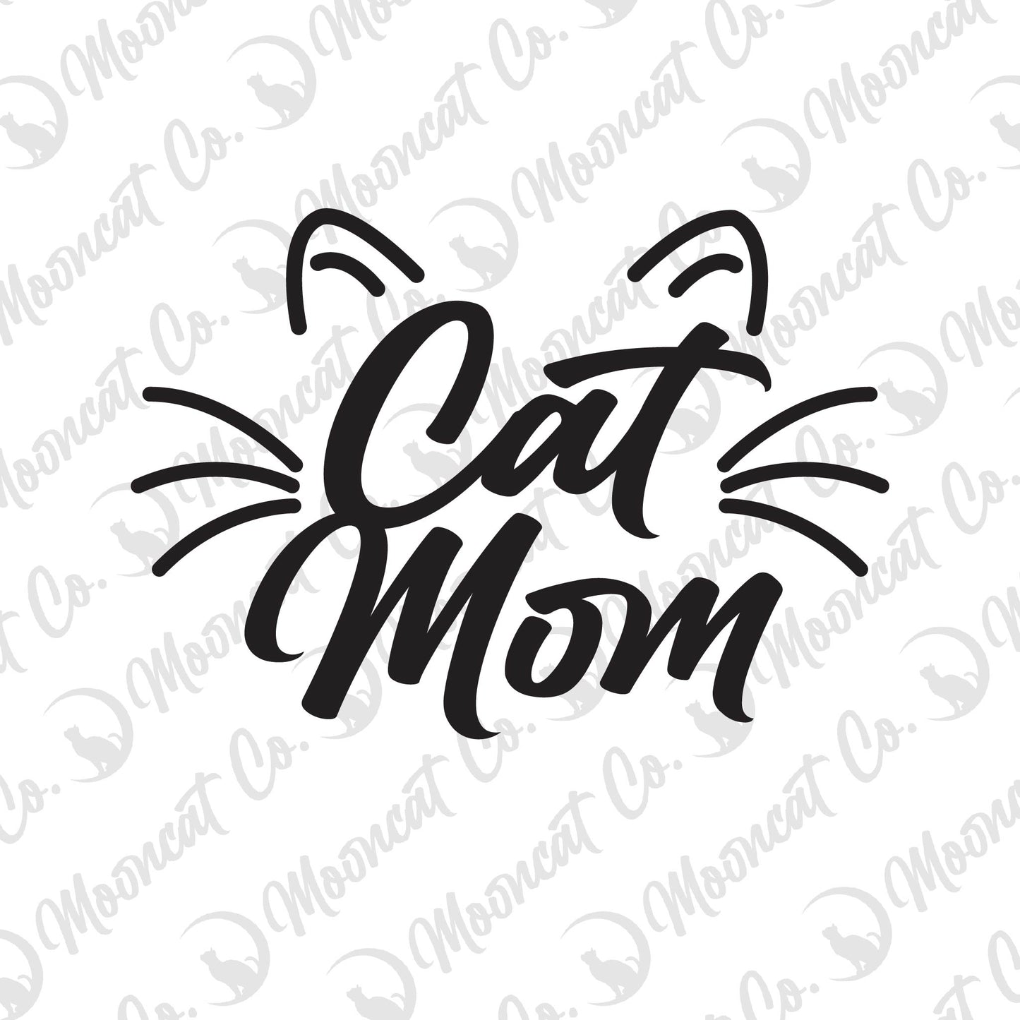 Cat Mom Vinyl Decal