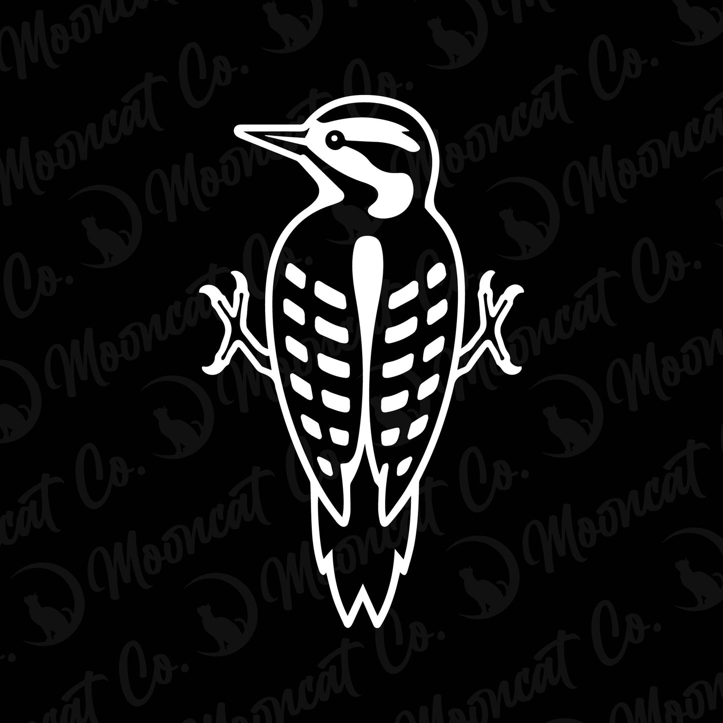 Downy Woodpecker Vinyl Decal