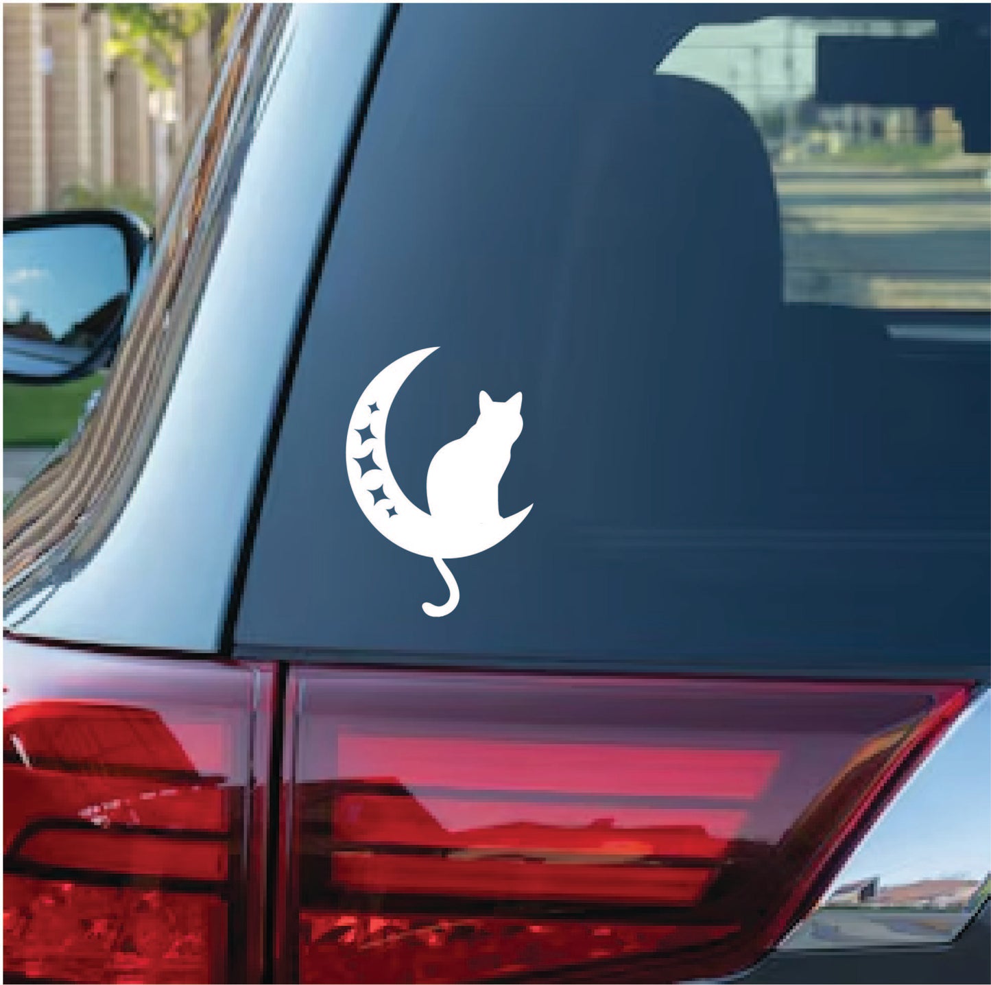 Moon Cat Decal
